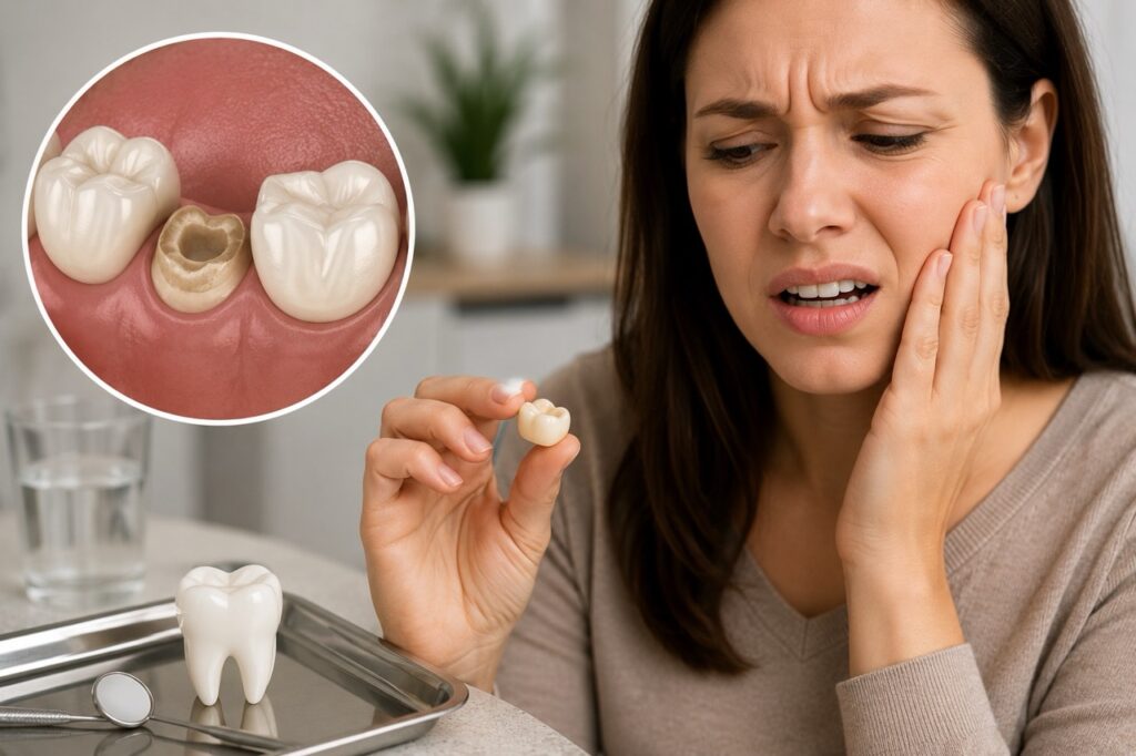 Lost a Crown or Filling? Here Is What You Should Do Next
